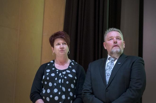 Anne Matokangas ja Jukka Mäkynen. Kuva: Paula Kaskimaa