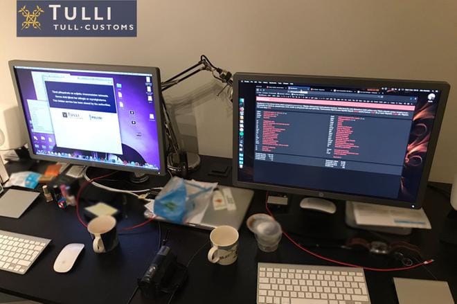 Tulli julkaisi kesällä 2018 kuvia kotietsinnästä, jotka tehtiin Sipulikanavan epäillyn ylläpitäjän kotiin Vantaalle syksyllä 2017. Kotietsinnän jälkeen Sipulikanava suljettiin. KUVA: Tulli