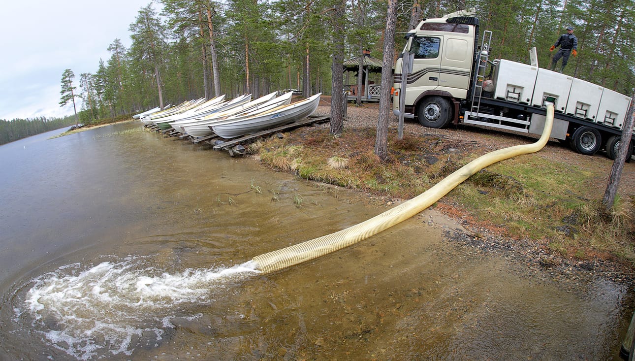 Kylmäluoma on suosittu kalastuspaikka Taivalkoskella.