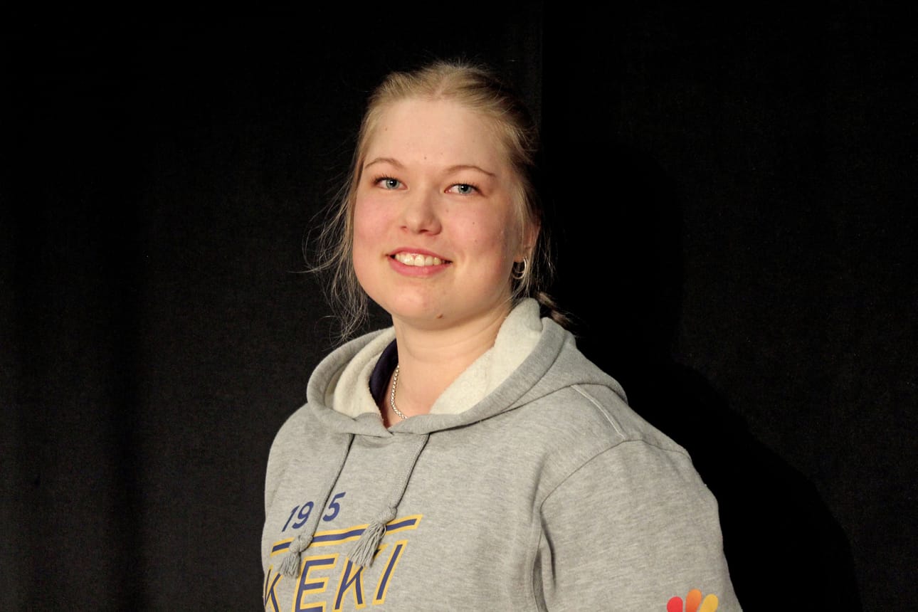 Maria Kaakinen toivoo työskentelevänsä tulevaisuudessa opettajana.
