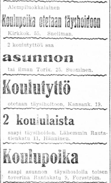 Oulun keskustassa on runsaasti tarjolla majoitusta koululaisille.