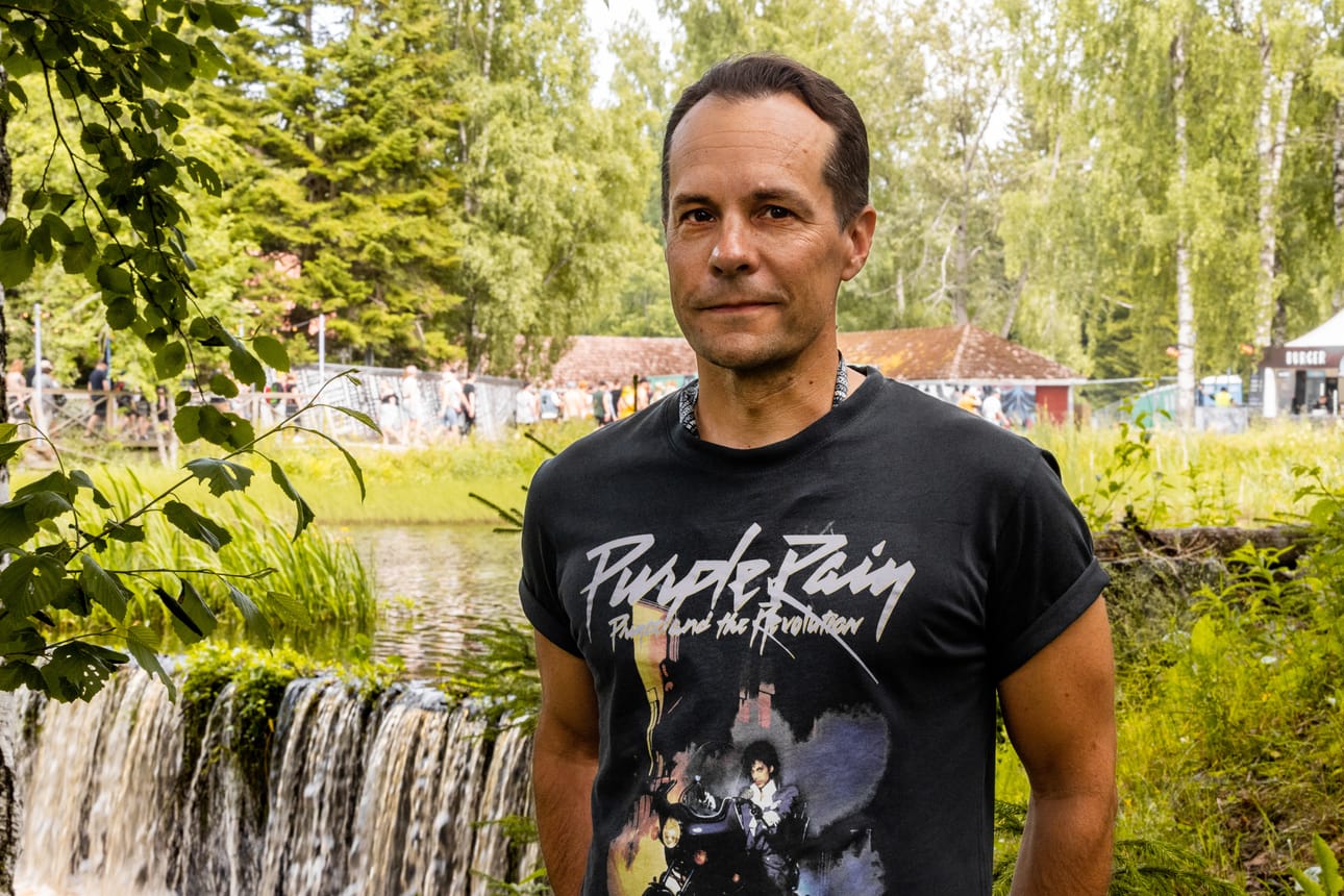Provinssin festivaalijohtaja Sami Rumpunen on tyytyväinen tämän vuoden festareihin ja kävijämäärään.