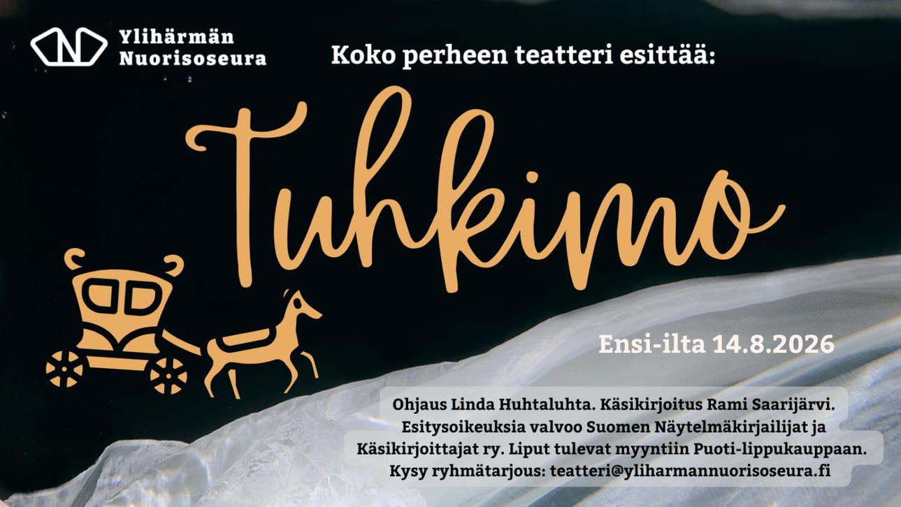 Perinteisestä sadusta inspiroitunut koko perheen teatterin näytelmä esitetään Ylihärmässä elokuussa.