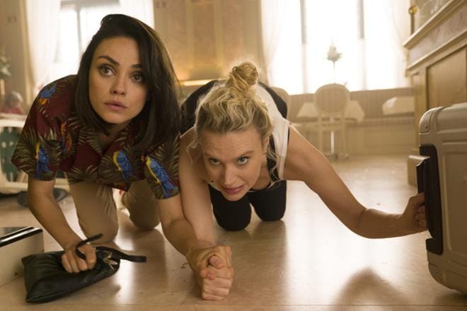 Kate McKinnon on Morgan ja Mila Kunis Audrey rymyelokuvassa The Spy Who Dumped Me.