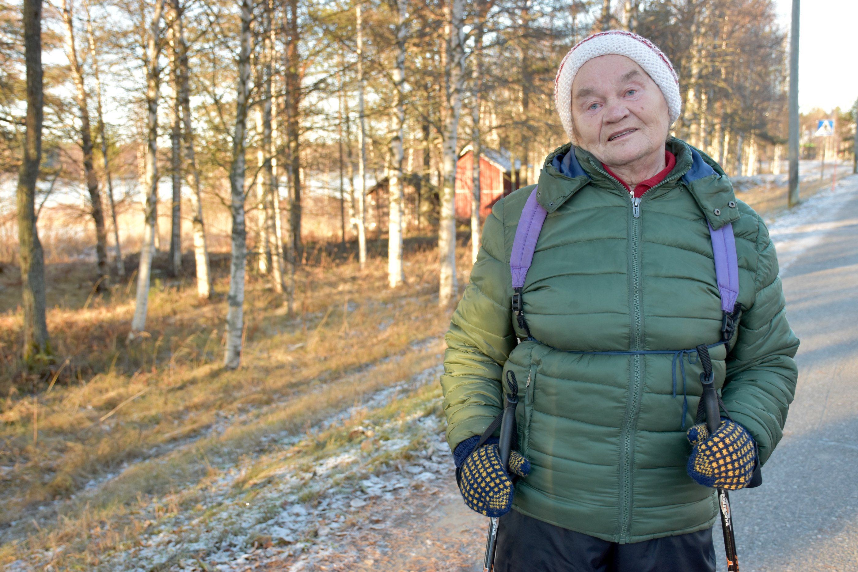 Puistoalue toisi viihtyisyyttä lisää, Maija-Liisa Hietala sanoo.