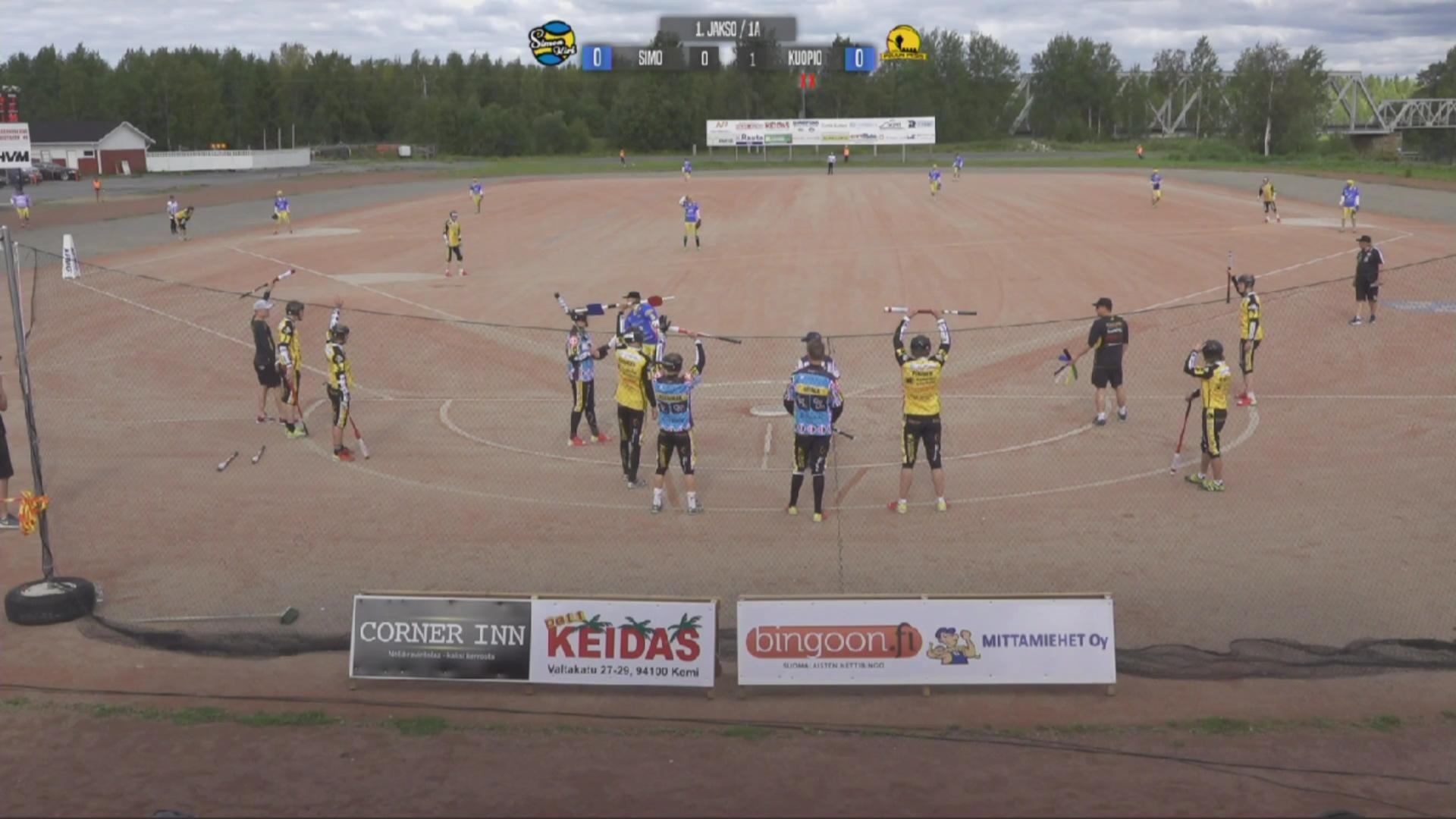 Ottelutallenne: Simon Kiri–Puijon Pesis, 9.8.2020
