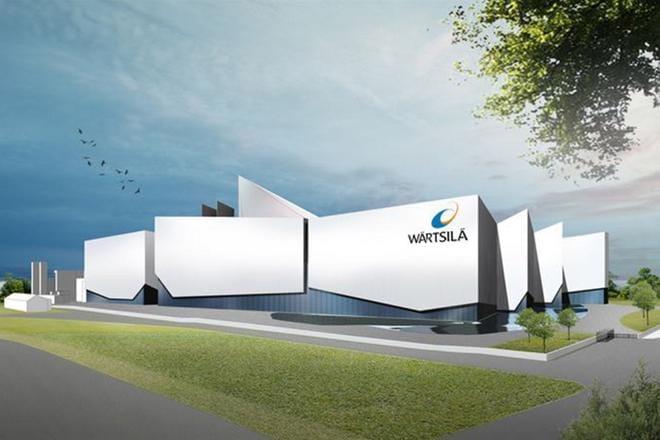 Havainnekuva rakennettavasta teknologiakeskuksesta. Kuva: Wärtsilä