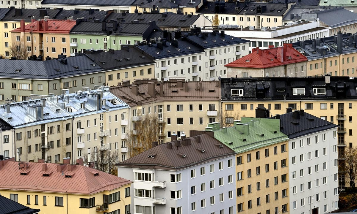 Vanhojen osakeasuntojen hintojen nousu hidastui toukokuussa. LEHTIKUVA/JUSSI NUKARI