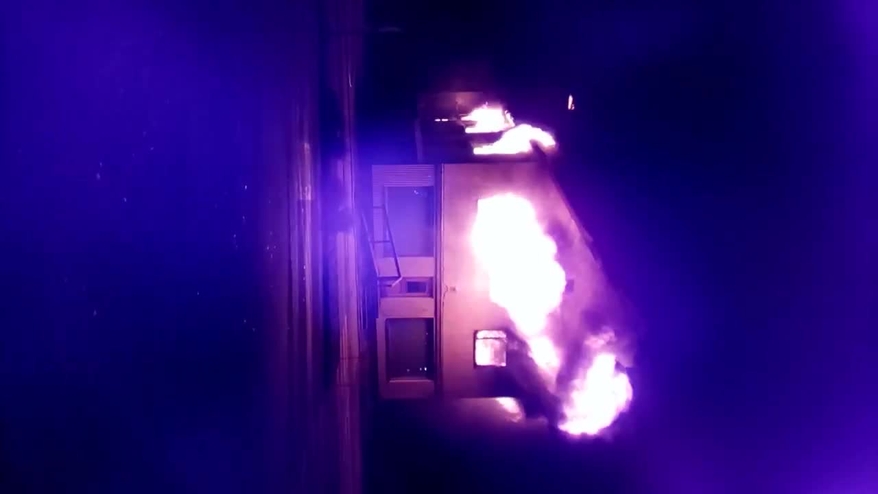 Pyhäjärven keskustassa raju tulipalo