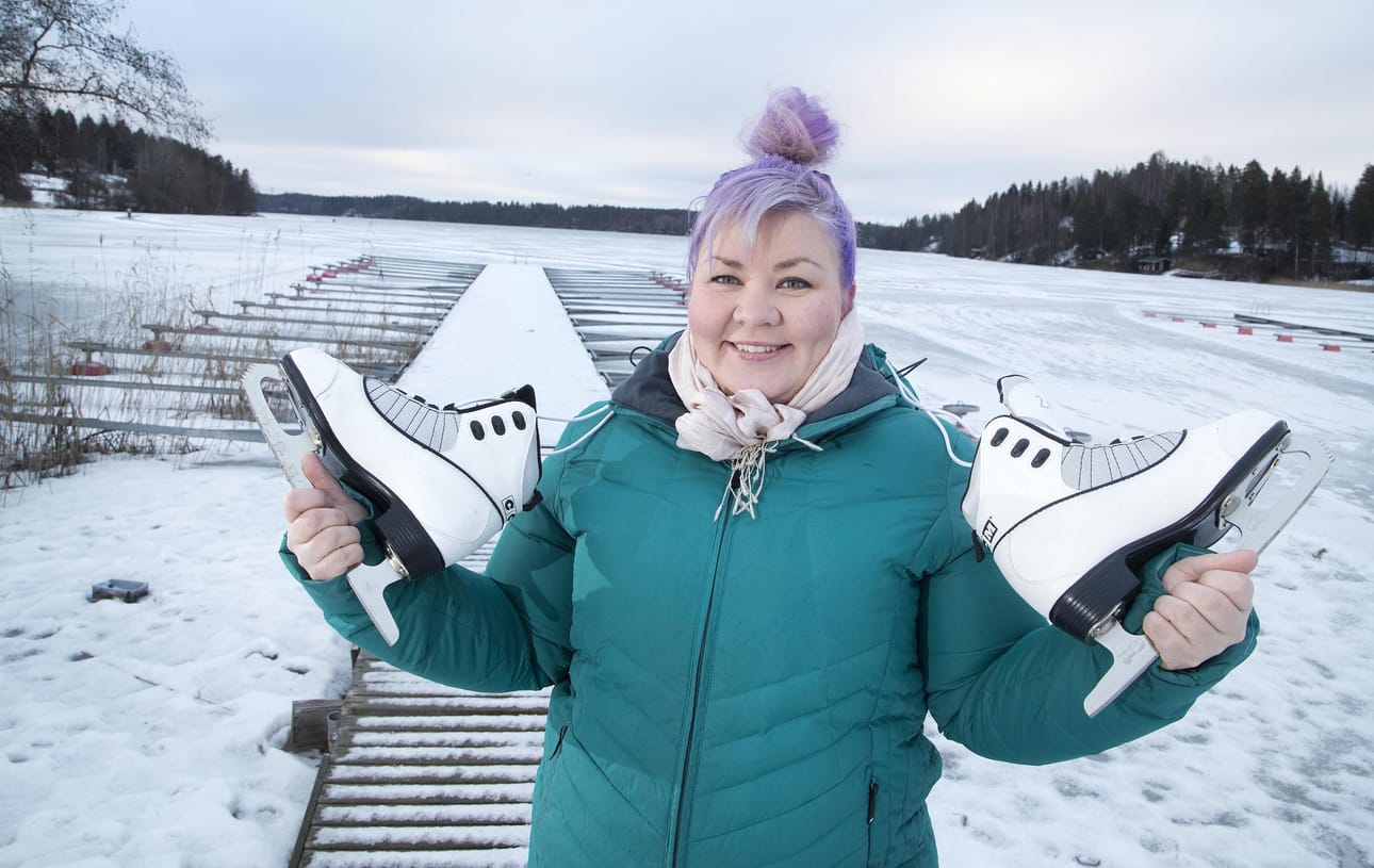 Jenny Lehtinen löysi tänä talvena uudelleen luistelun, kun hän etsi aikaisempaa rennompaa suhdetta liikkumiseen.