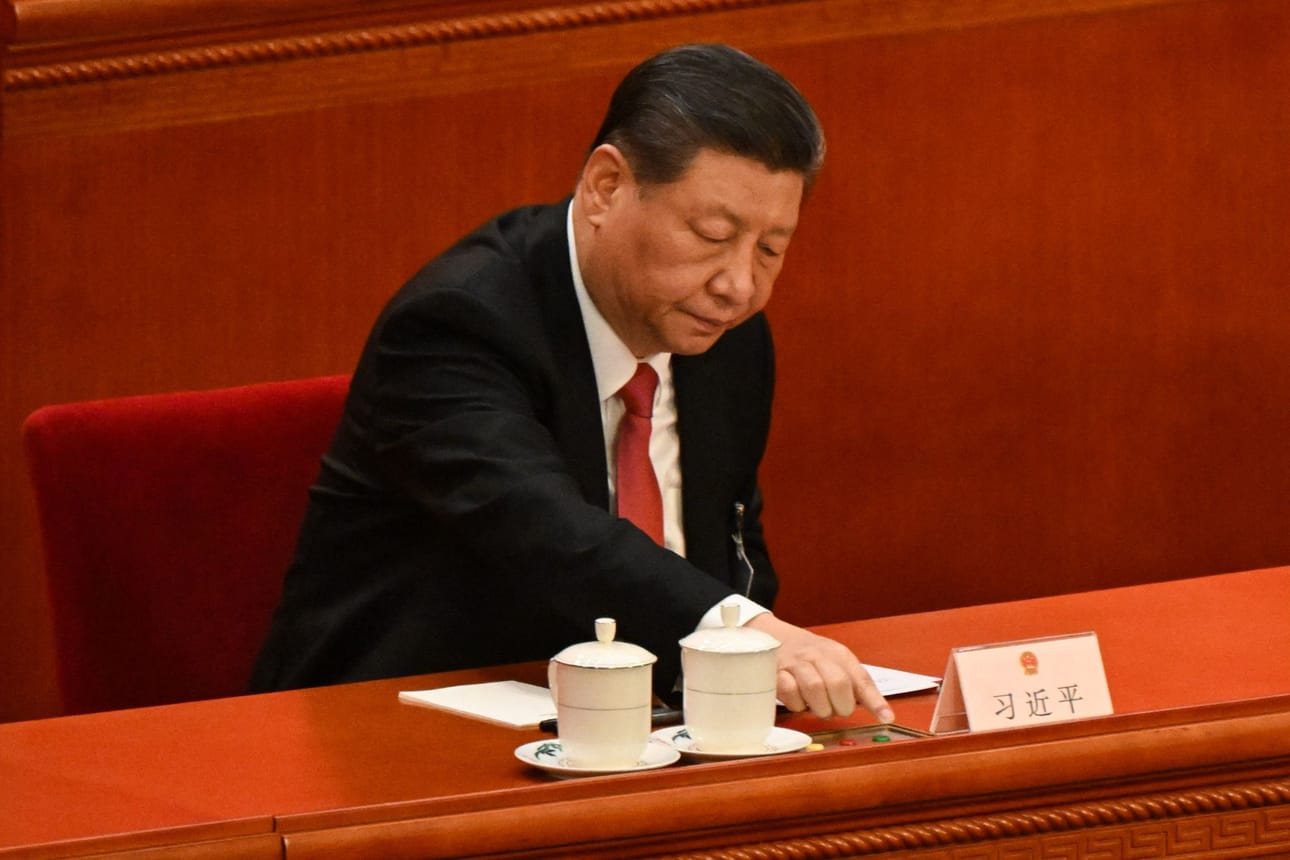 Kiinan presidentti Xi Jinping (kuvassa) tapasi Taiwanin entisen presidentin Ma Ying-jeoun keskiviikkona Pekingissä. Arkistokuva. LEHTIKUVA/AFP