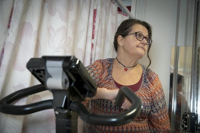 Fysioterapetti Sirpa Erho. Kuva: Pekka Peura