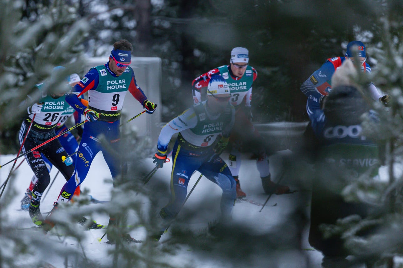 Pohjoismaisten hiihtolajien maailmancup-tapahtuma Ruka Nordic on järjestetty Kuusamossa vuodesta 2002 alkaen. Kuva on viime vuoden kisoista.