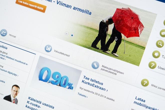 Verkkopankit toimivat normaalisti lakon aikana. Palveluissa saattaa kuitenkin esiintyä häiriöitä. Niiden korjaaminen voi lakon aikana kestää tavanomaista kauemmin. KUVA: Tomi Vuokola