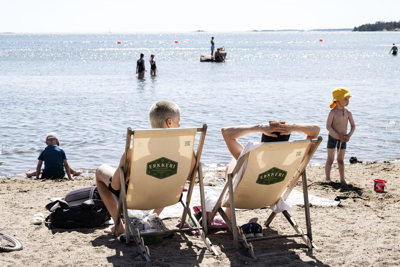Viikonloppuna on helteistä lähes koko Suomessa.