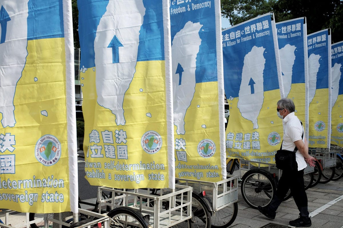Kiina pitää Taiwania omana provinssinaan. LEHTIKUVA/AFP