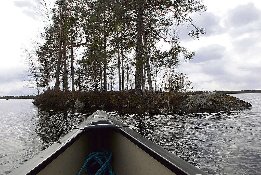 Matka käy aution saaren lumosta toiseen. Lehtosenjärvellä on monia pieniä asumattomia saaria ja luotoja, joilla muun muassa lokit viihtyvät. Luontoretkeilijä löysi tulipaikakseen ikiaikaisen tulipaikan aution saaren rann