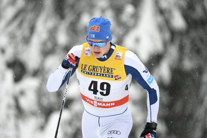 Toni Ketelällä on tältä kaudelta yksi sijoitus 16 joukossa maailmancupin sprinteissä. KUVA: LEHTIKUVA/MARTTI KAINULAINEN