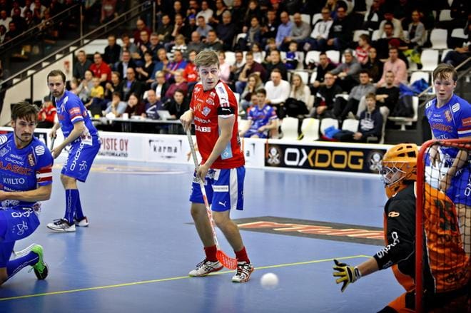 Ville Kuusela on tänään kokoonpanossa, kun SPV kohtaa vieraskentällä Nokian KrP:n. Kuva: Tomi Kosonen
