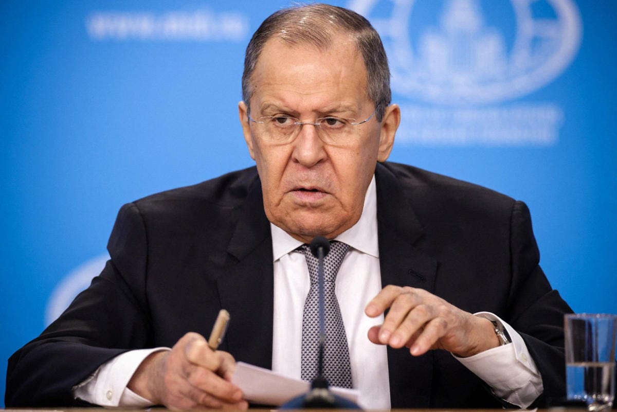 Venäjän ulkoministeri Sergei Lavrov sanoi Venäjän kunnioittavan täydessä mitassa Suomen ja Ruotsin suvereniteettia ja pitävän maiden neutraaliutta arvossa. Lehtikuva/AFP
