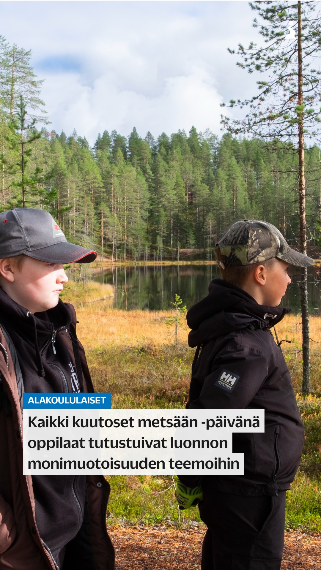 Mitä kuutoset oppivat metsäretkellä?