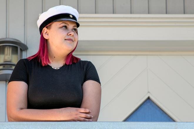 Julia Malinen toivoo, että lukiolaisilla olisi aikaa myös nauttia elämästä. KUVA: JORMA HAVULA