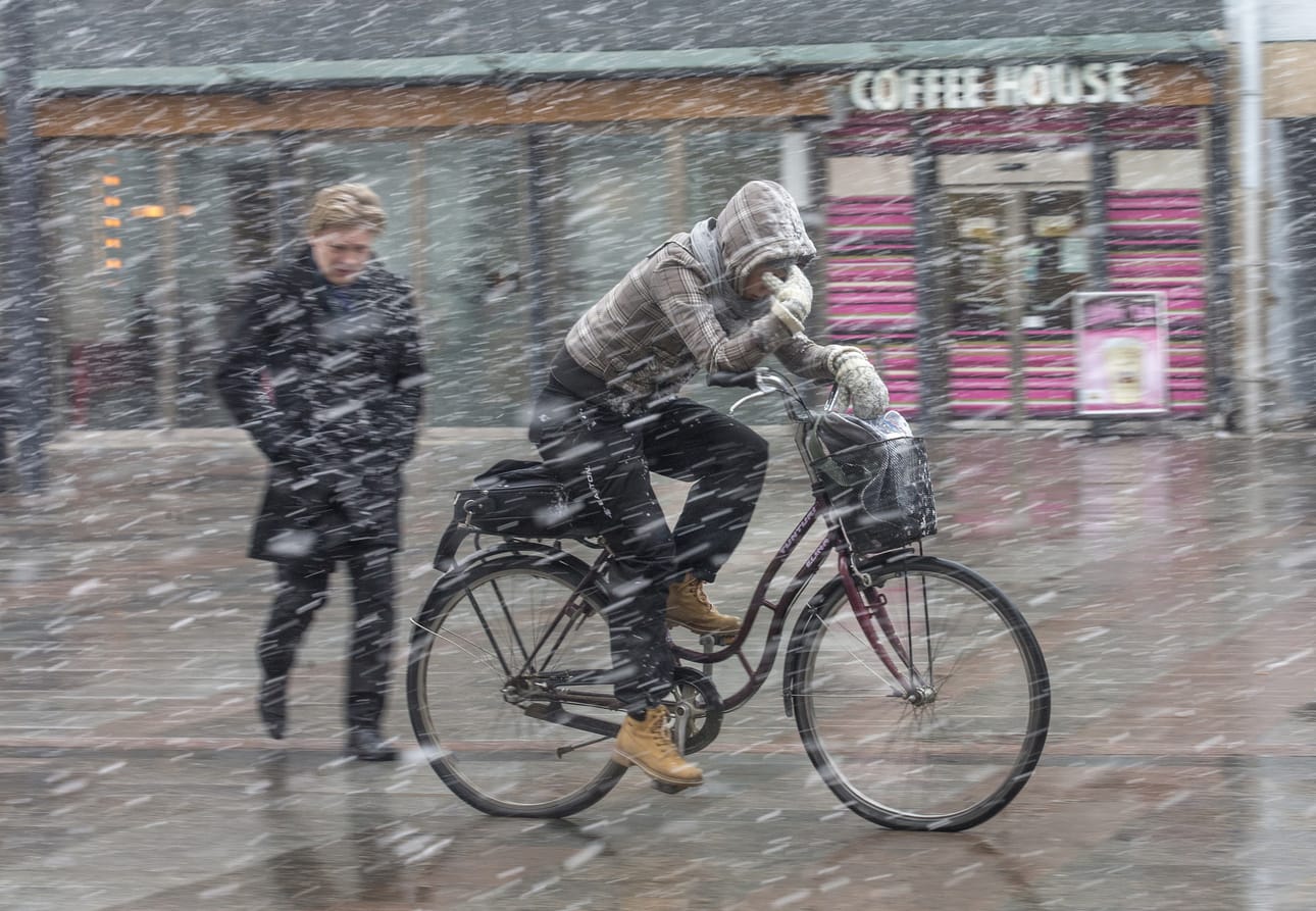 Räntäsateita voi olla luvassa Ouluunkin. Kuvituskuva arkistosta.
