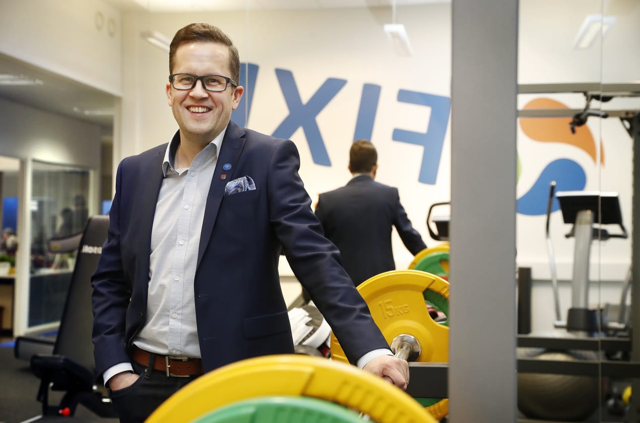 Fixi Oyn toimitusjohtaja Sami Pikkuaholla on vahva hoitajaidentiteetti.