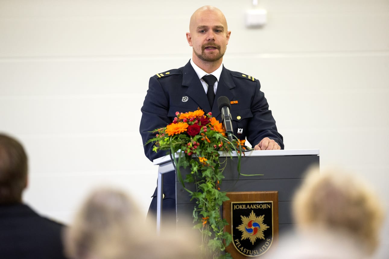 Raahen paloaseman laajennuksen vihkiäiset Raahen paloasema