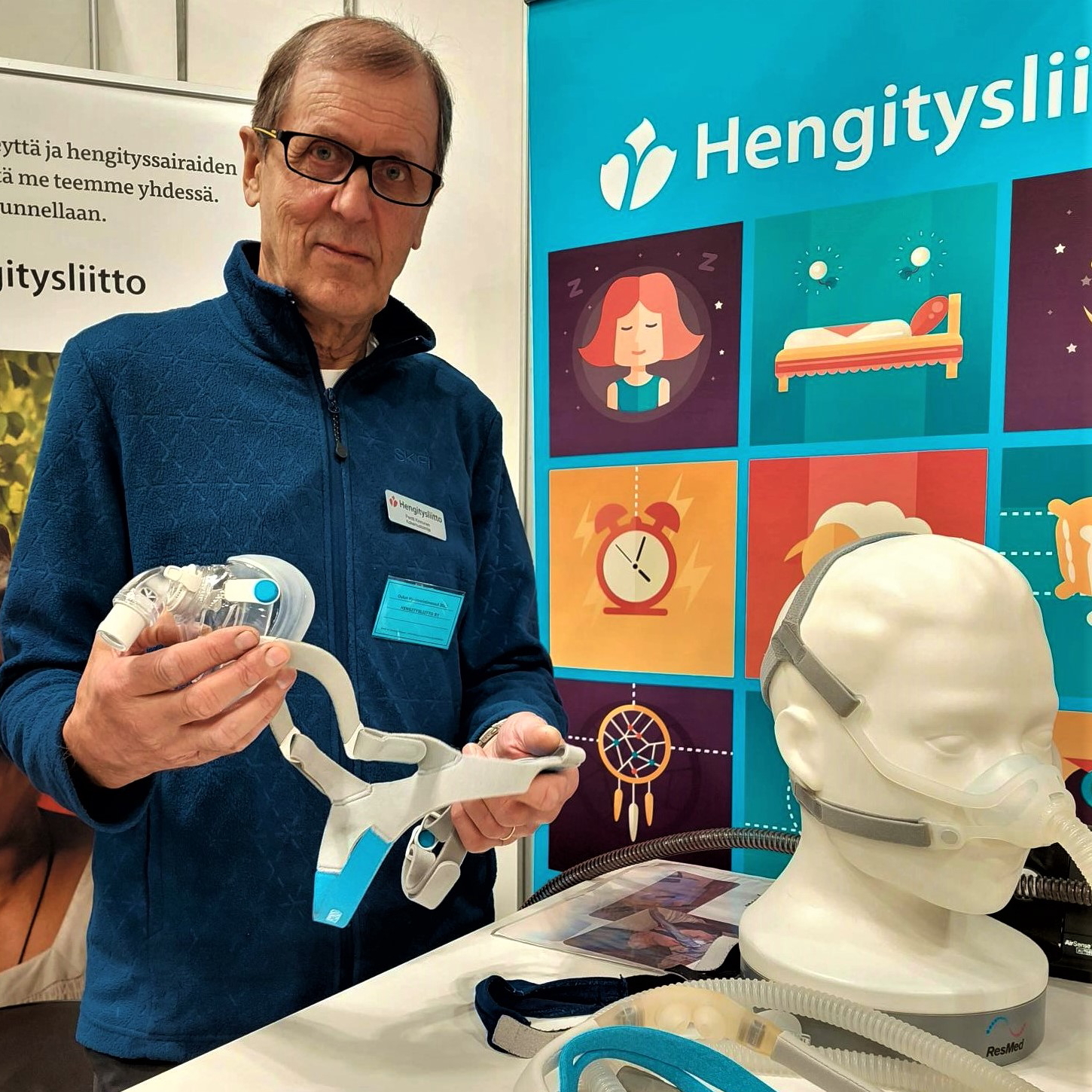 "Uniapneasta huolimatta voi elää hyvää elämää", Hengitysliiton kokemustoimija Pentti Kinnunen kertoo uniapneasta Kärsämäellä ja Oulaisissa