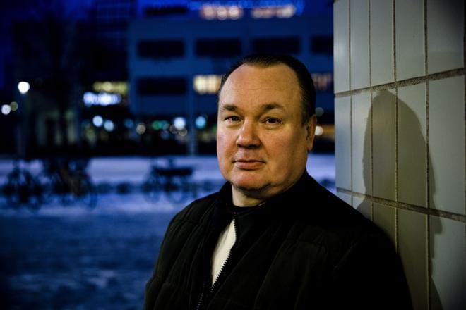 Pasi Hälinen antaa moitteet TE-toimistolle ja aktiivimallille. Kuva: Joel Maisalmi