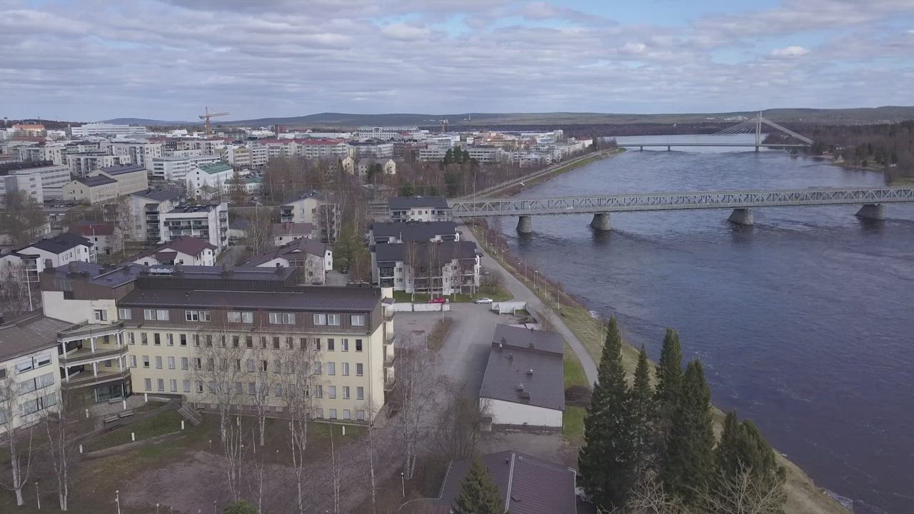 Kemijoen ranta Rovaniemen kaupungin kohdalta