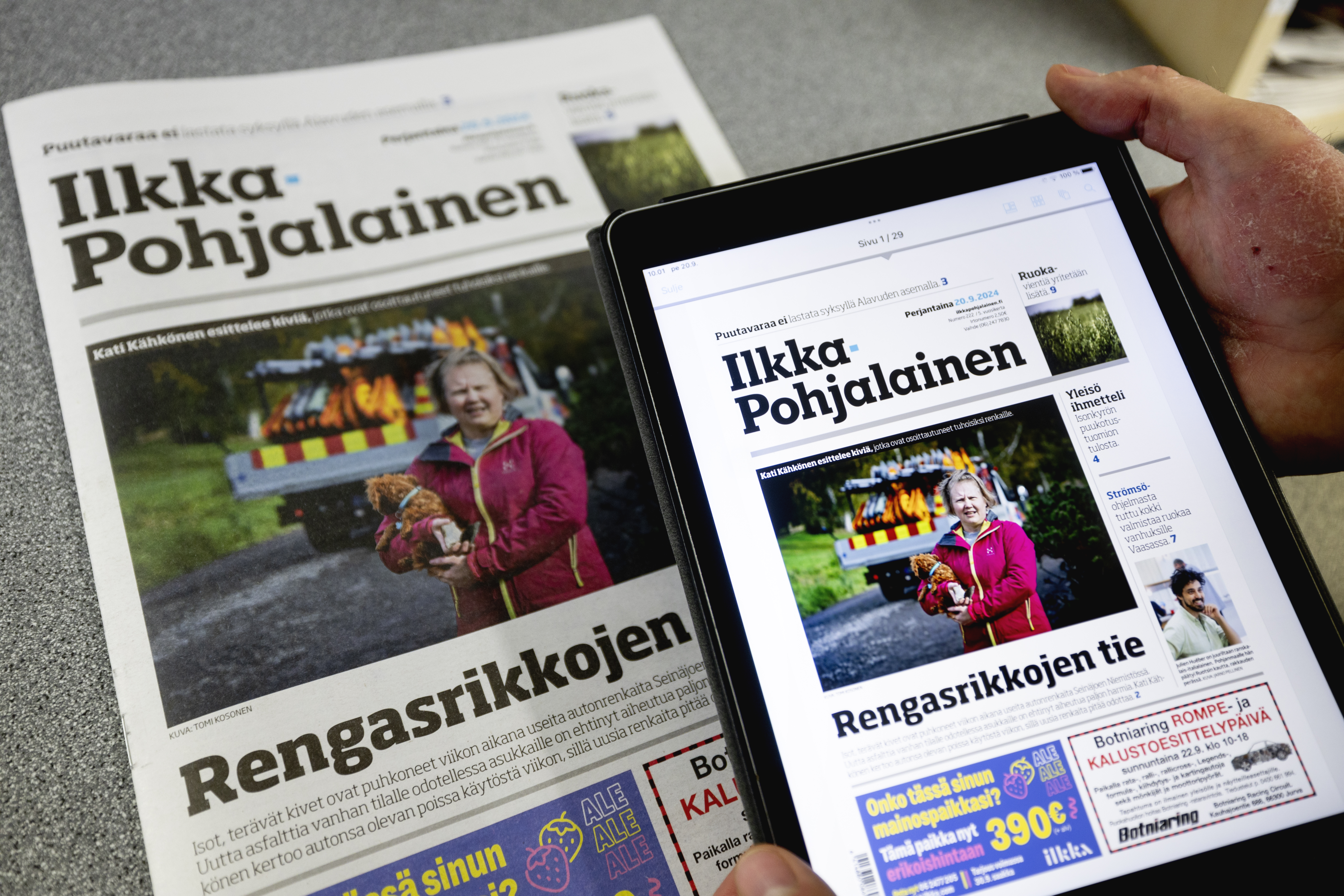 Ilkka-Pohjalaisen sunnuntaijakelun päättymisellä ja muilla toimilla toivottu seuraus – Ilkka julkisti osavuosituloksensa