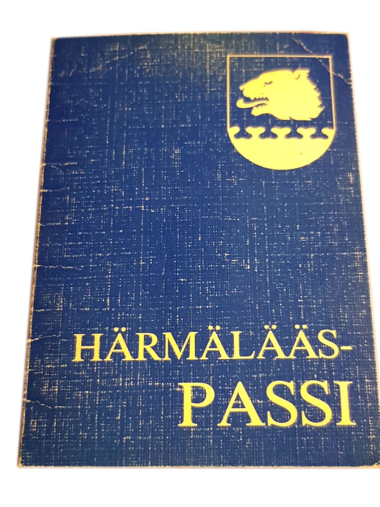 – Muistatko vielä? Onko sinulla tallessa? Härmälääset Häjyylyt ry:n johtokunta kysyy käsiohjelmassa tarkoittaen vuonna 1985 ideoitua passia. Arkistokuva.