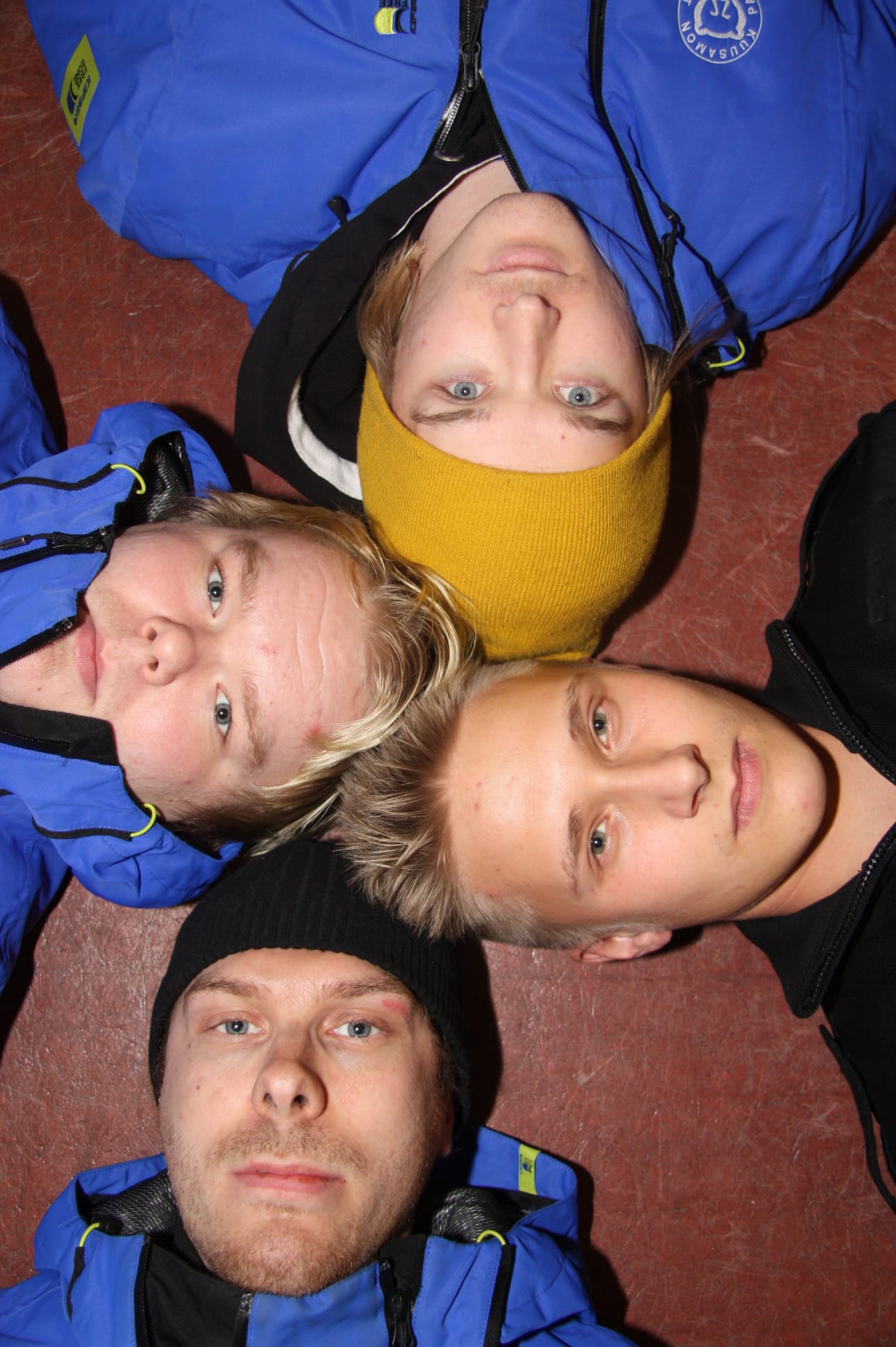 PaKan edustuskiekkoilijat Tero Parkkinen (alh.), Tuomas Eskelinen (vas.), Matias Virranniemi (ylh.) ja Jesse Laihola (vas.) ovat mukana Movember-kampanjassa.