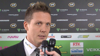 Lauri Marjamäki JYP-ottelun jälkeen