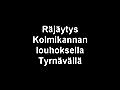 Tyrnävällä räjähtää
