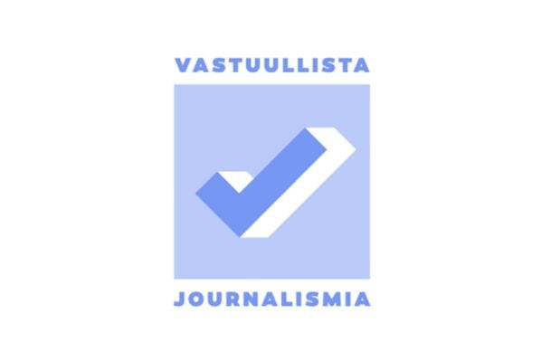 Vastuullisen journalismin merkki KUVA: Vastuullista journalismia