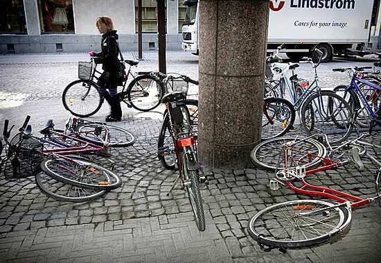 Oulussa ei ole pyöräparkkeja.