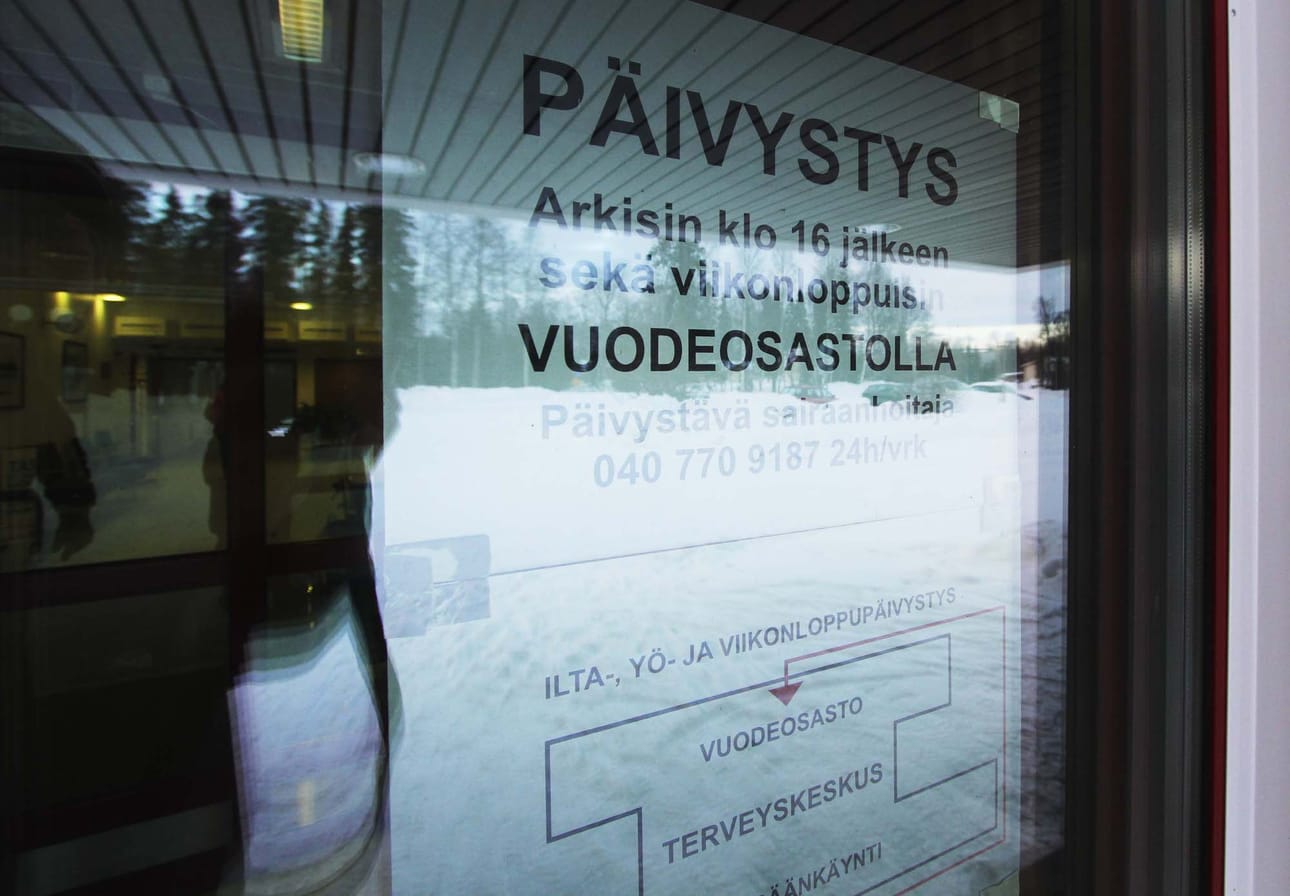 Mahdolliset koronaviruksen saaneet potilaat hakeutuivat aamulla Ivalon terveyskeskukseen.