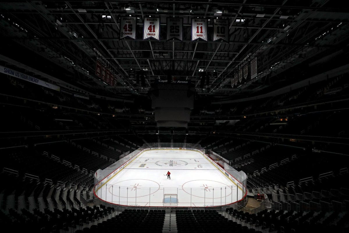 The Athleticin uutislähteiden mukaan NHL-liiga ja pelaajajärjestö NHLPA ovat sopineet, ettei NHL-pelaajia lähetetä olympiakisoihin. LEHTIKUVA / AFP