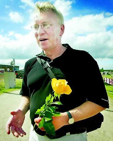 Mukava meno. Ruotsalainen Kenneth Sandberg on tyytyväinen Oulun Pokaalin järjestelyihin ja tunnelmaan.