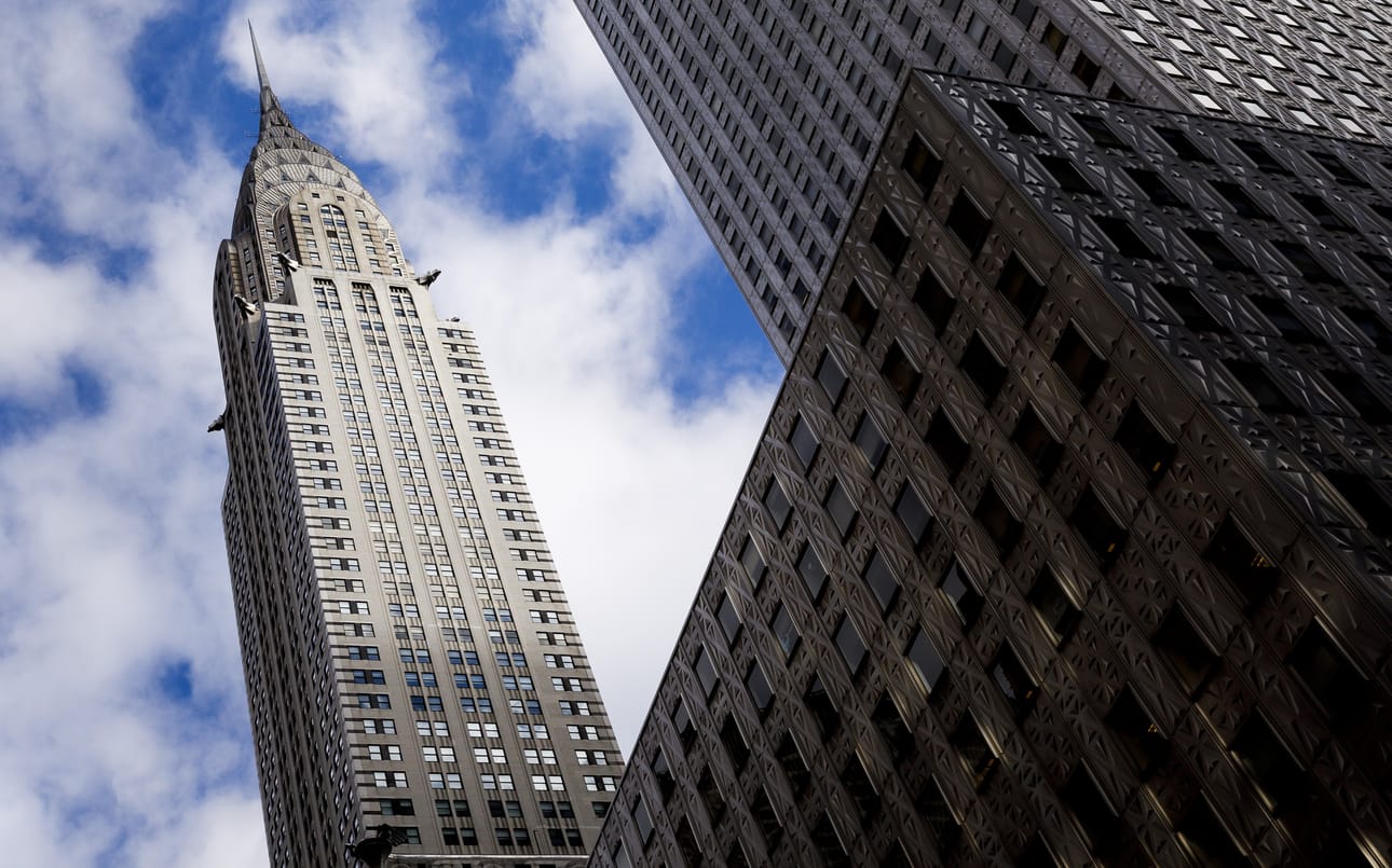 New Yorkin Manhattanilla sijaitseva Chrysler Building oli hetken aikaan maailman korkein rakennus.