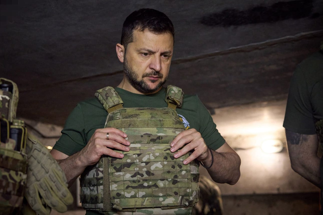 Ukrainan presidentti Volodymyr Zelenskyi varoitti heinäkuun lopussa, että sota on tulossa Venäjälle. LEHTIKUVA/AFP