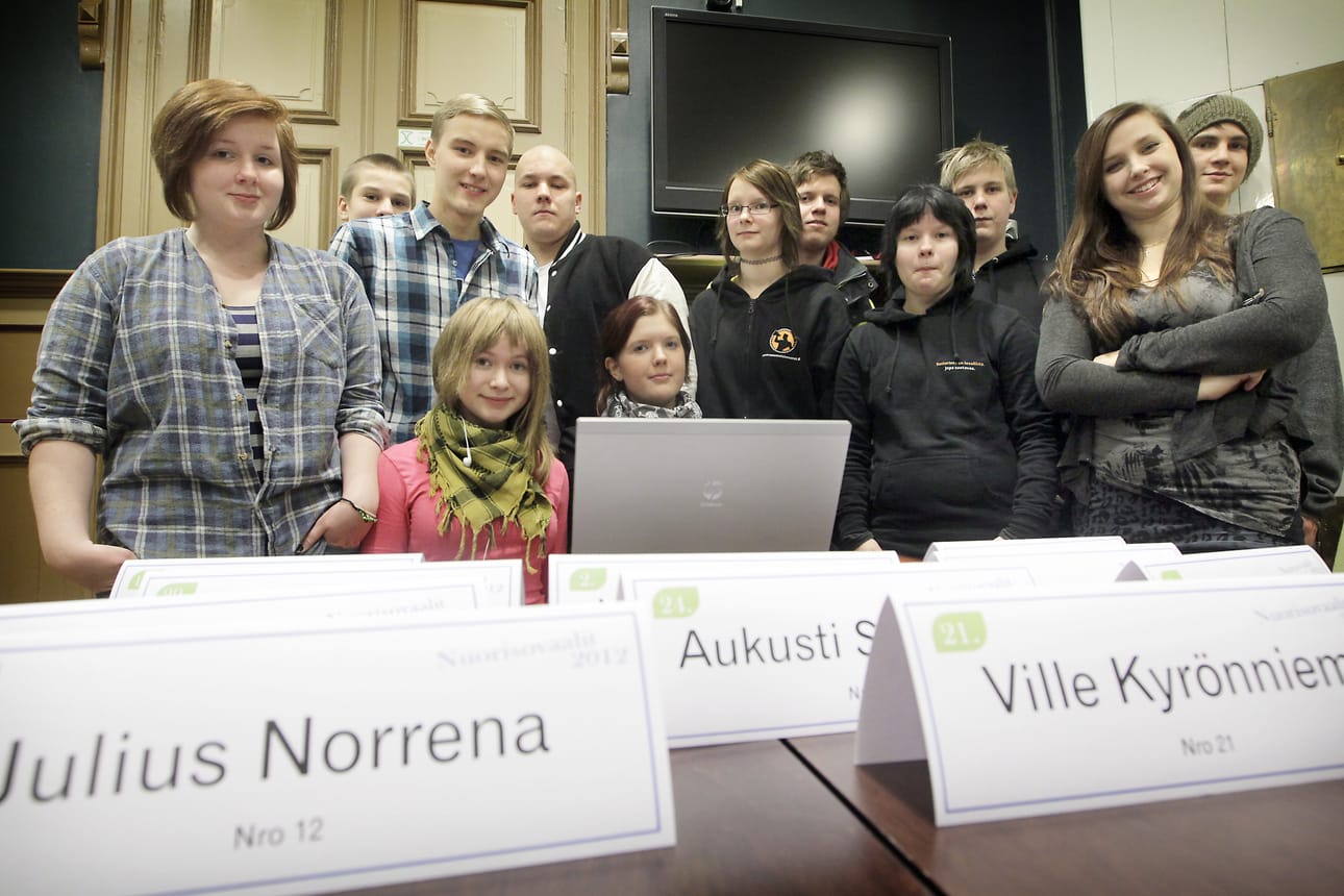 Nuorisovaalien ehdokkailla on monenlaisia tavoitteita.