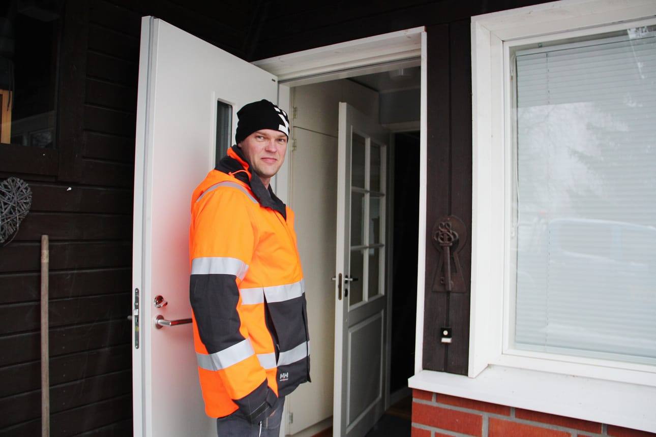 Kemin biotuotetehdasta rakentamaan tullut lappeenrantalainen Toni Parkkinen löysi mieluisen rivitaloasunnon vuokralle Kemin Tervaharjulta helposti. Vaatimuksena oli ehdottamasti oma sauna.