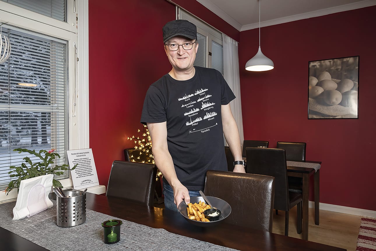 Ravintoloitsija Mikko Kukkohovi toimii myös Tyrnävän yrittäjäyhdistyksen puheenjohtajana. Arkistokuva.