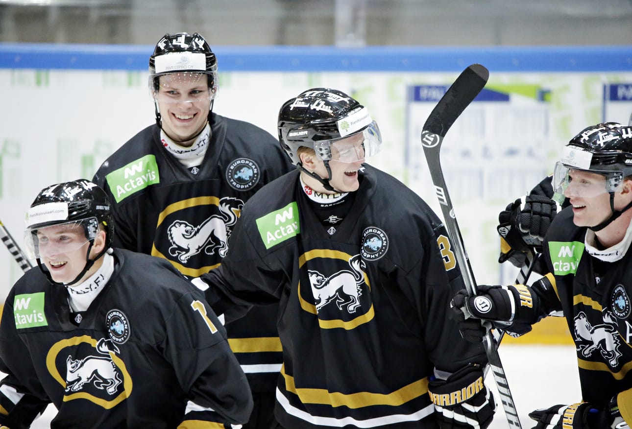 Oulun Kärpät etenee neljän ottelun voittoputkessa. (Arkistokuva.)