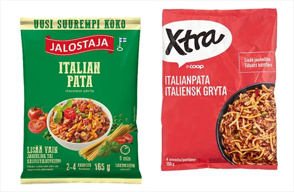 Takaisinvedettävät Italian padat saattavat sisältää metallinpaloja.