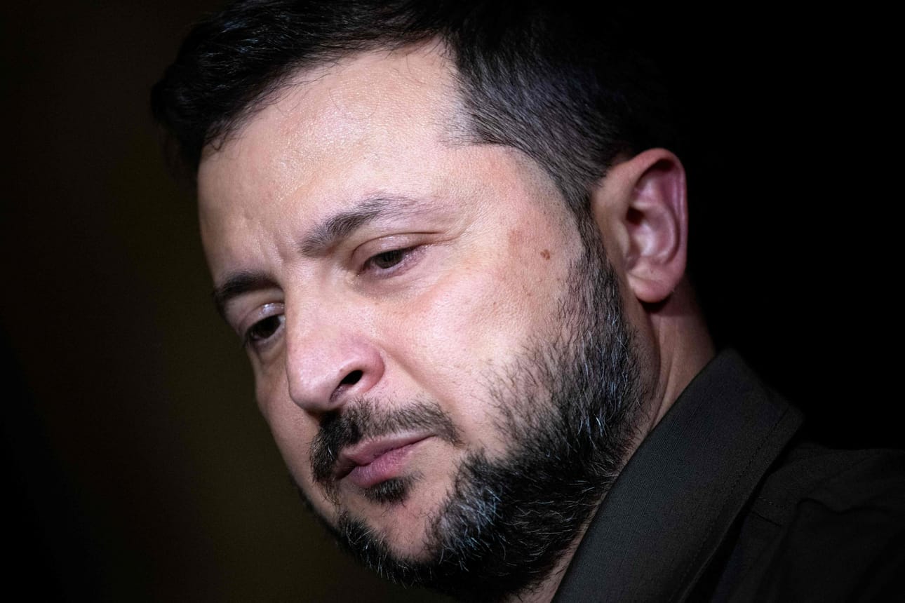 Arkistokuvassa Ukrainan presidentti Volodymyr Zelenskyi. LEHTIKUVA/AFP